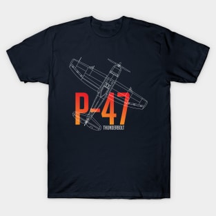 Legendary Wings: The P-47 Thunderbolt Chronicles T-Shirt